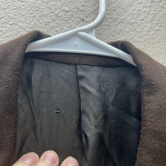 Pal Zileri Loro Piana 46L Wool Cashmere Sport Jacket Brown Blazer Suit 3 Button - Picture 4 of 8